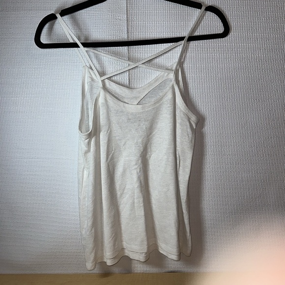 UNIVERSAL THREAD White Crisscross Tank Womens Small - Picture 2 of 4